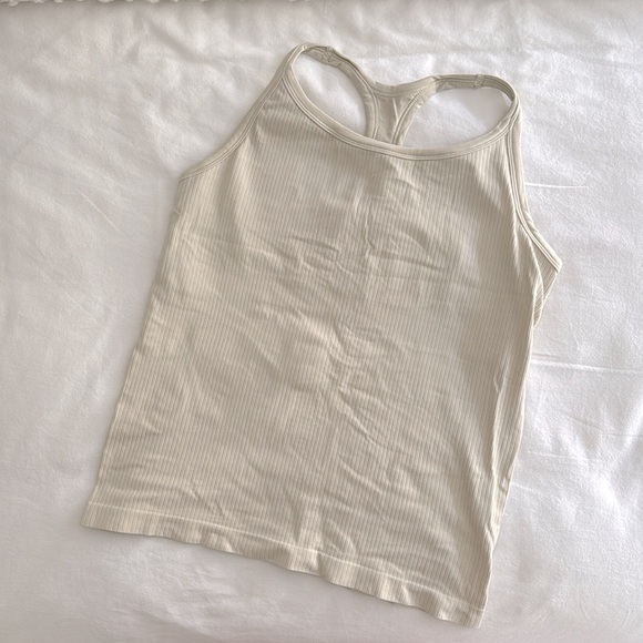 NWOT H&M Seamless Top with Sports Bra | Size L - Picture 3 of 4